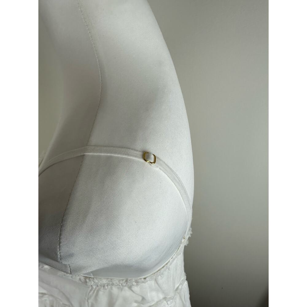 New w/FLAW Show Me Your Mumu Gracie Midi Dress White- Small - Picture 5 of 10